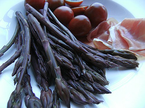 asparagus salad ingredients two