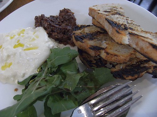 barrata and rocket