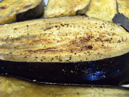 grilled aubergine