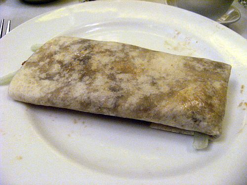 duck pancake rolled