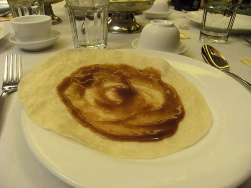pancake with sauce