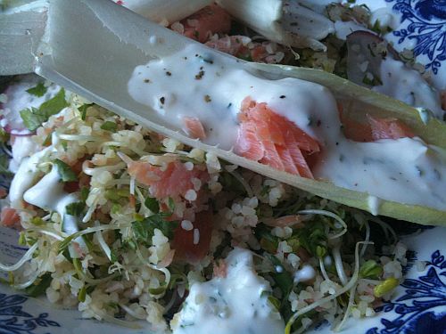 finished salad bright