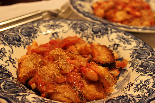 bean bread dinner