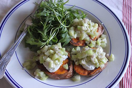 sweet potatoes from top