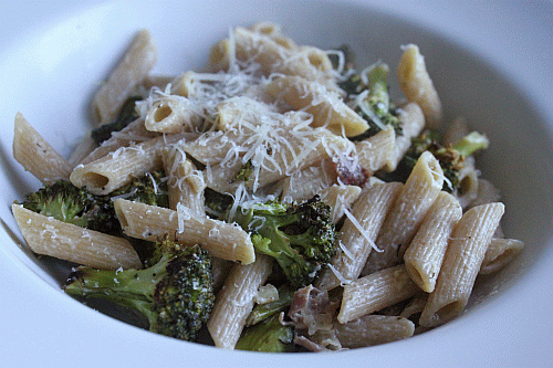 roasted broccoli pasta