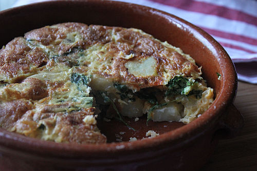 tortilla finished small sliced