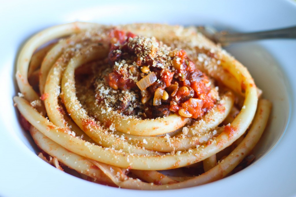 Anchovy and Raisin Pasta