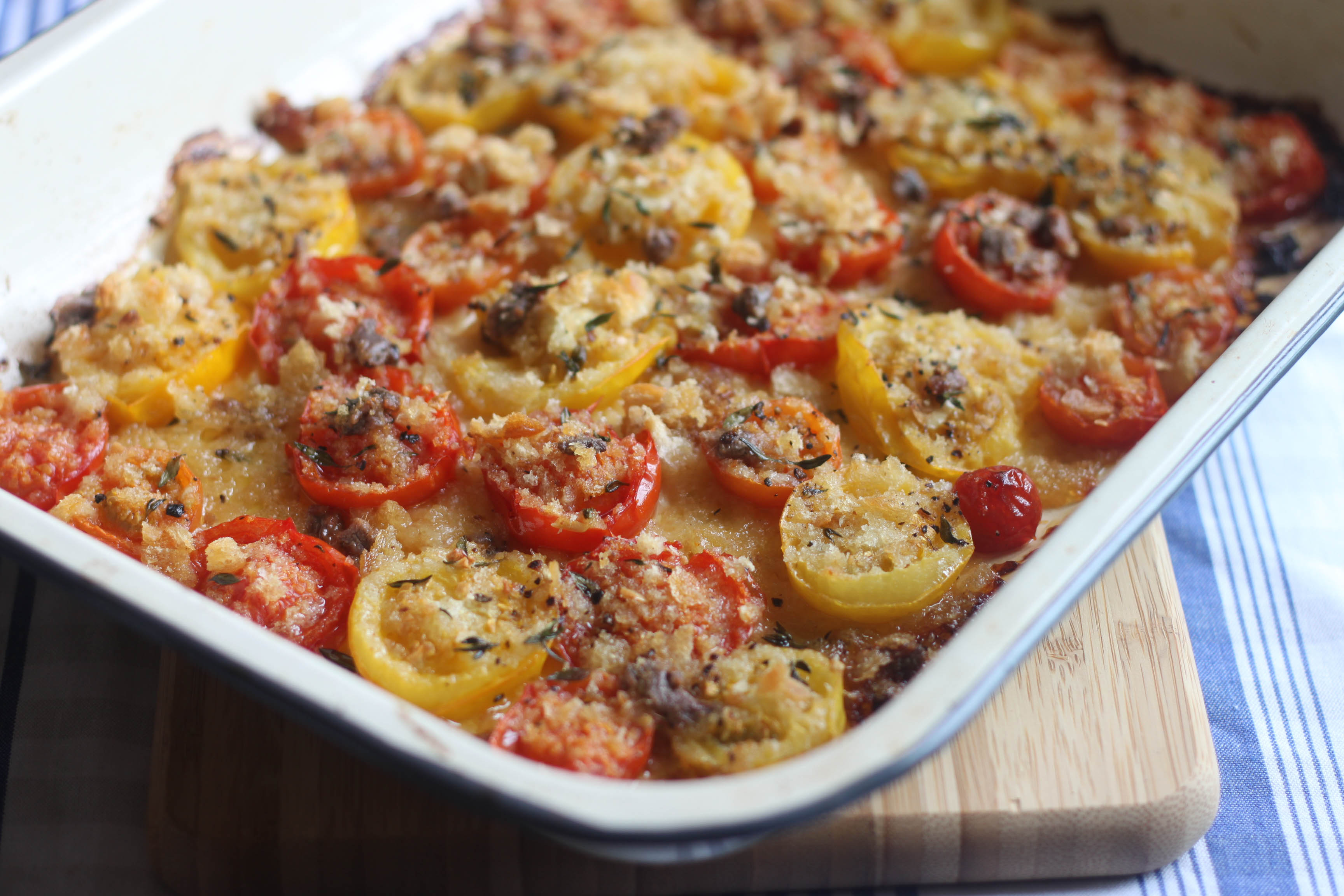 Crispy Slow Roasted Tomato Pasta-3