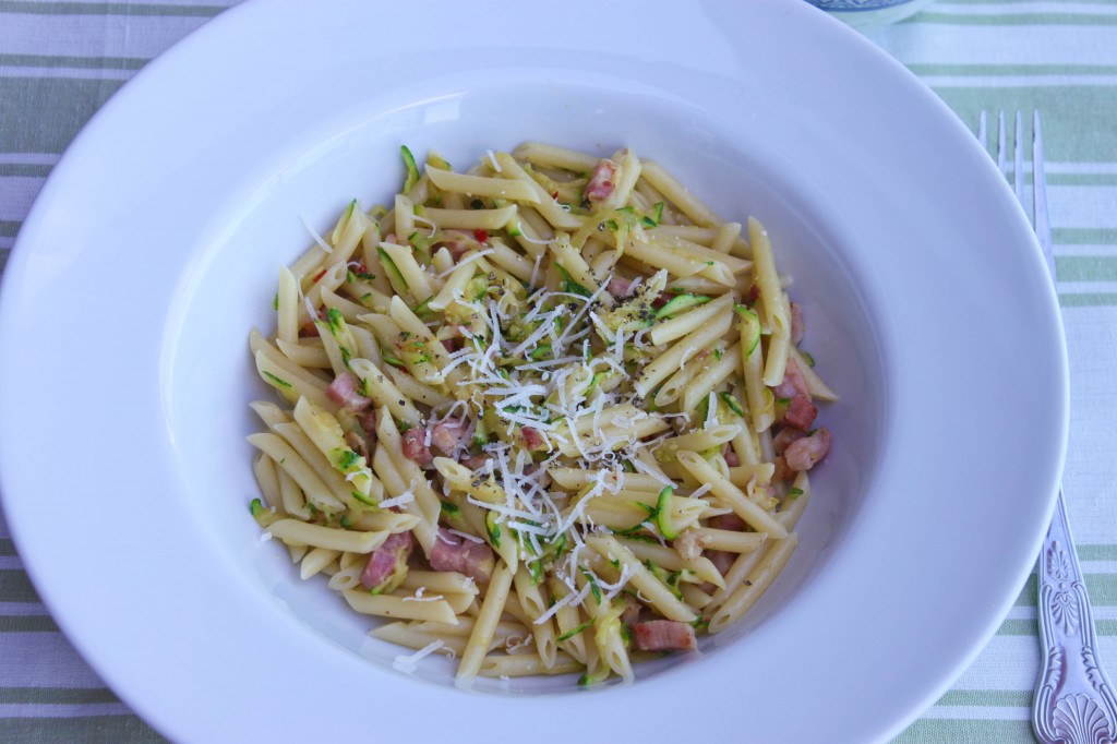 Grated Courgette Pasta