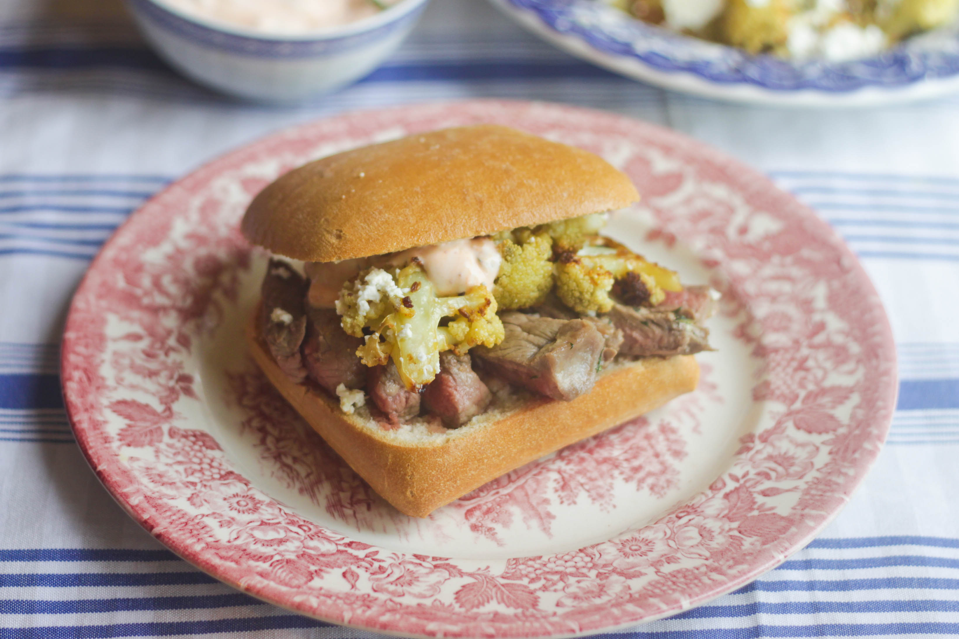 Roasted Cauliflower Burger