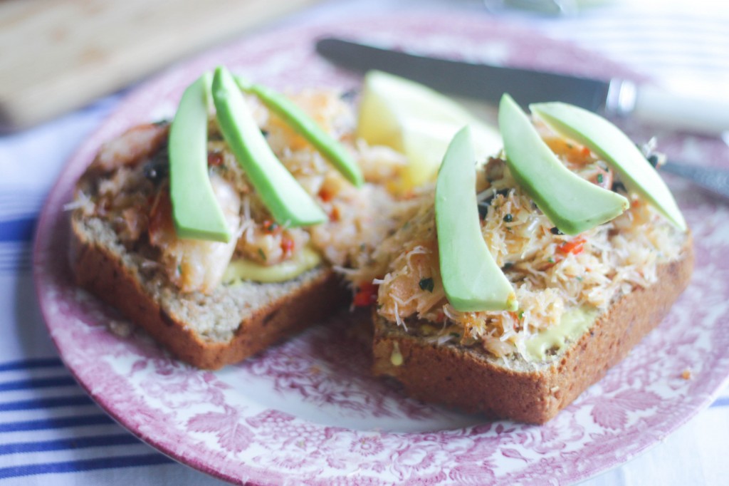 Sweet Crab on Toast