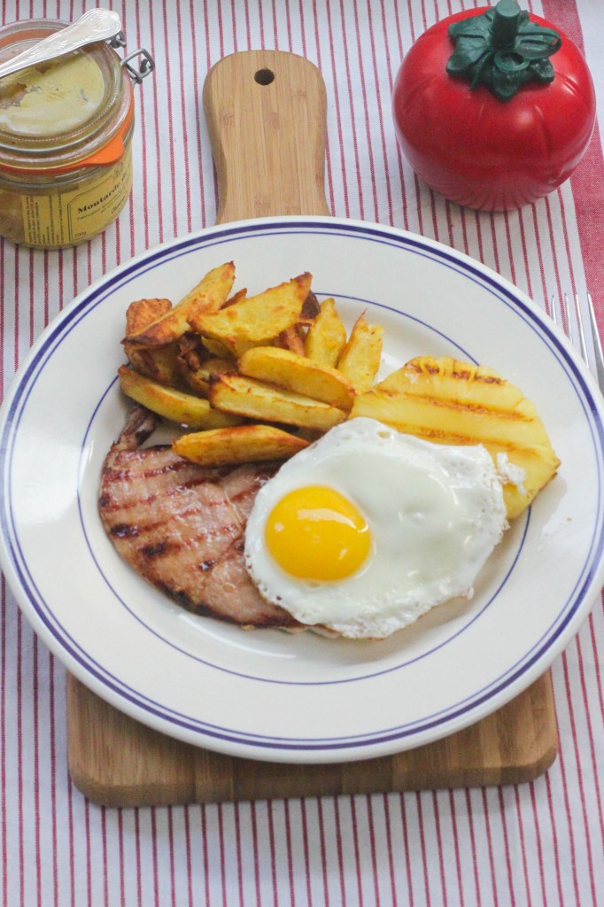 Ham Egg and Chips-6