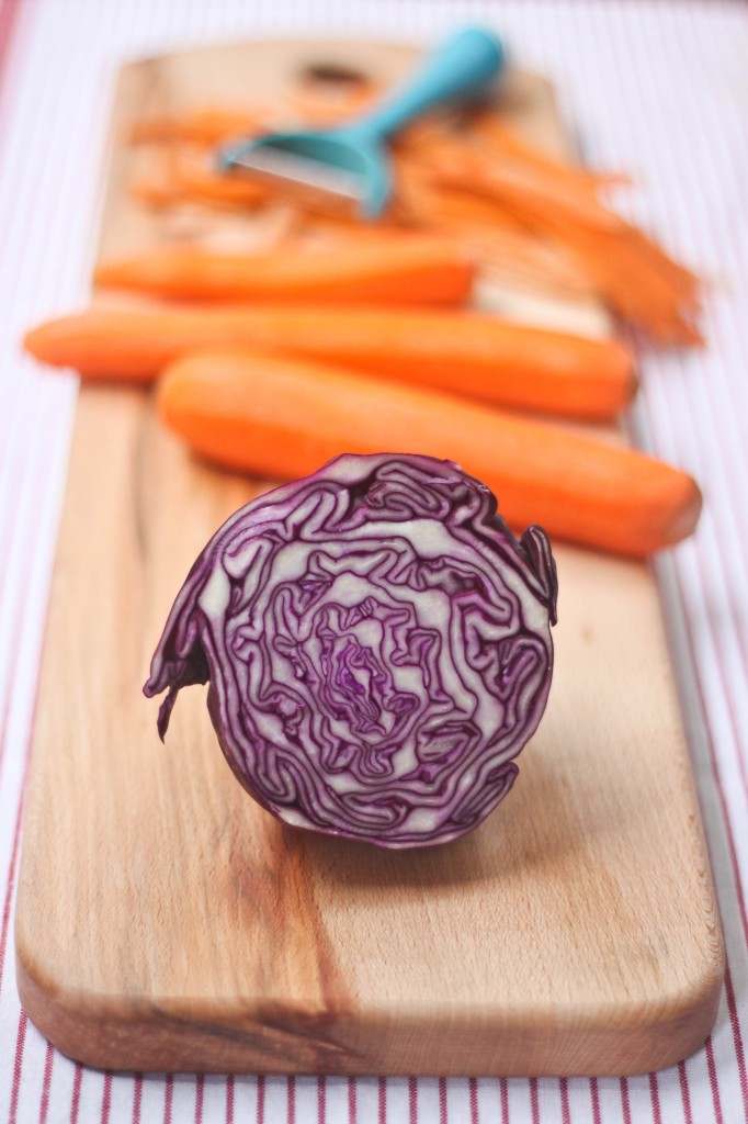 Carrot and Red Cabbage Salad