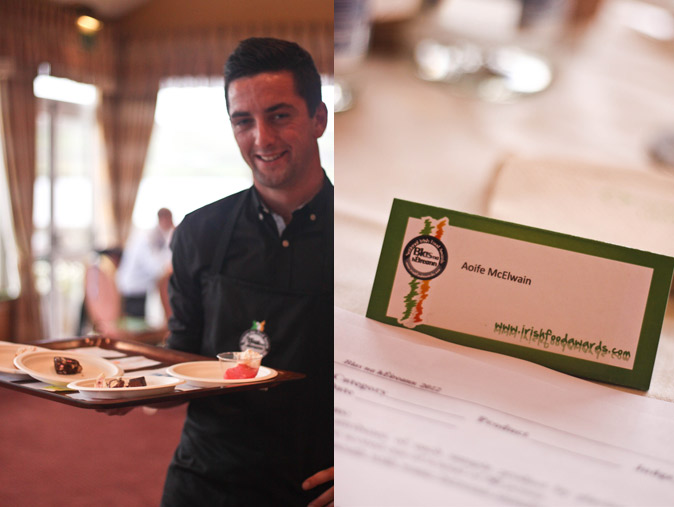 Nametag-and-waiter